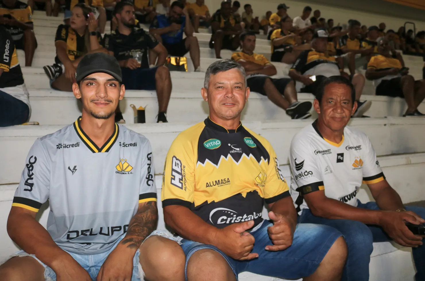 Torcida do Criciúma vai ao Estádio Heriberto Hülse e apoia o time na 9ª rodada do Campeonato Catarinense contra o Caravaggio