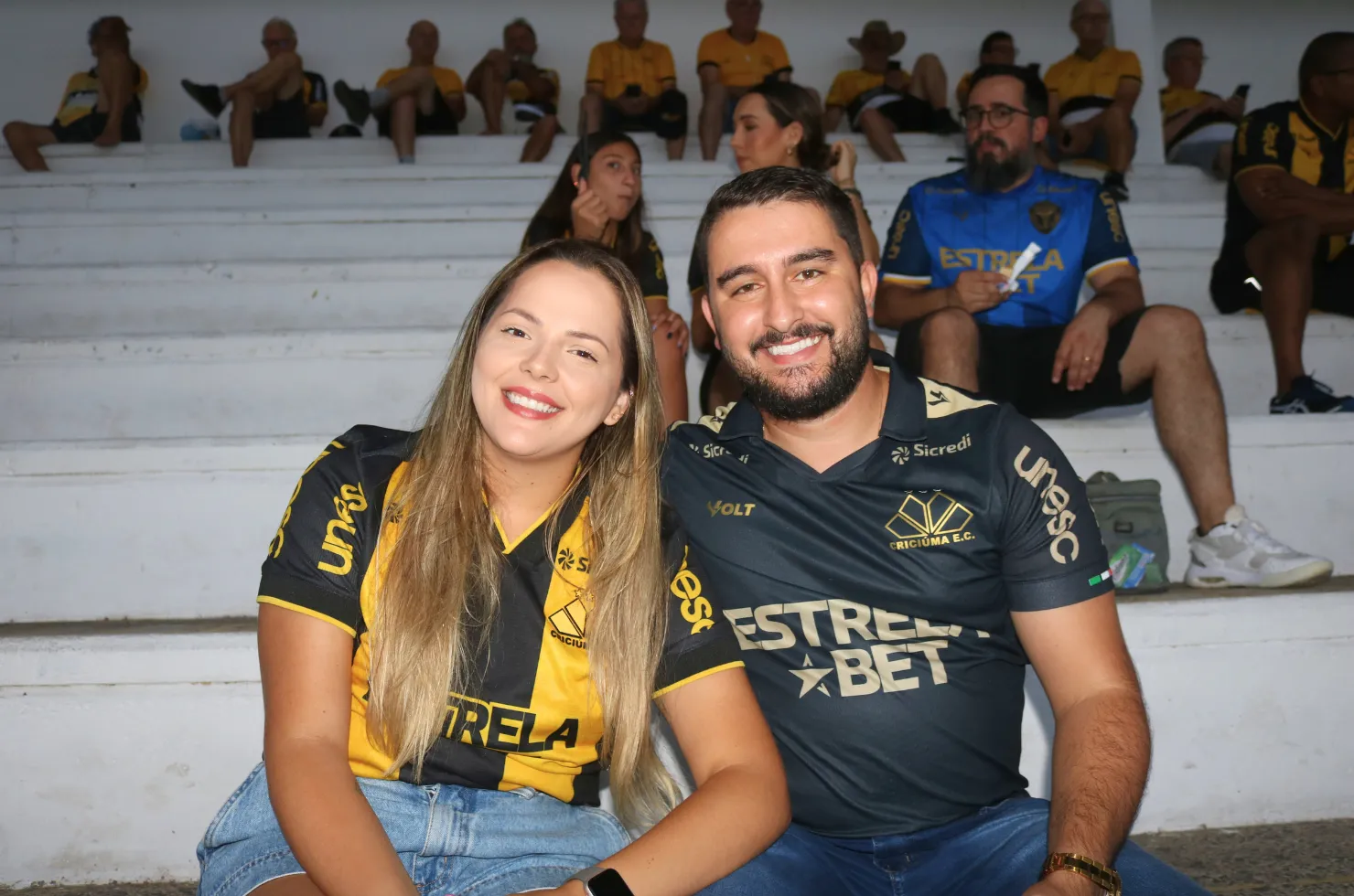 Torcida do Criciúma vai ao Estádio Heriberto Hülse e apoia o time na 9ª rodada do Campeonato Catarinense contra o Caravaggio