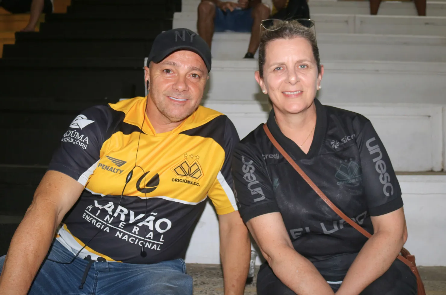 Torcida do Criciúma vai ao Estádio Heriberto Hülse e apoia o time na 9ª rodada do Campeonato Catarinense contra o Caravaggio