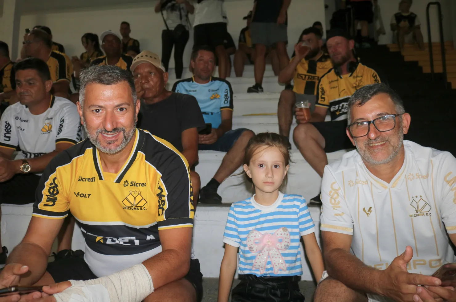 Torcida do Criciúma vai ao Estádio Heriberto Hülse e apoia o time na 9ª rodada do Campeonato Catarinense contra o Caravaggio