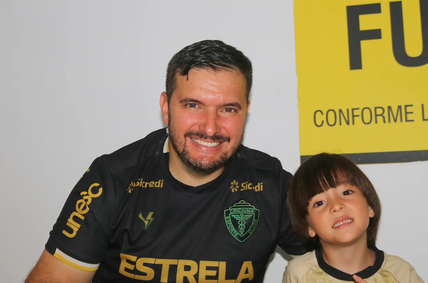 Torcida do Criciúma vai ao Estádio Heriberto Hülse e apoia o time na 9ª rodada do Campeonato Catarinense contra o Caravaggio