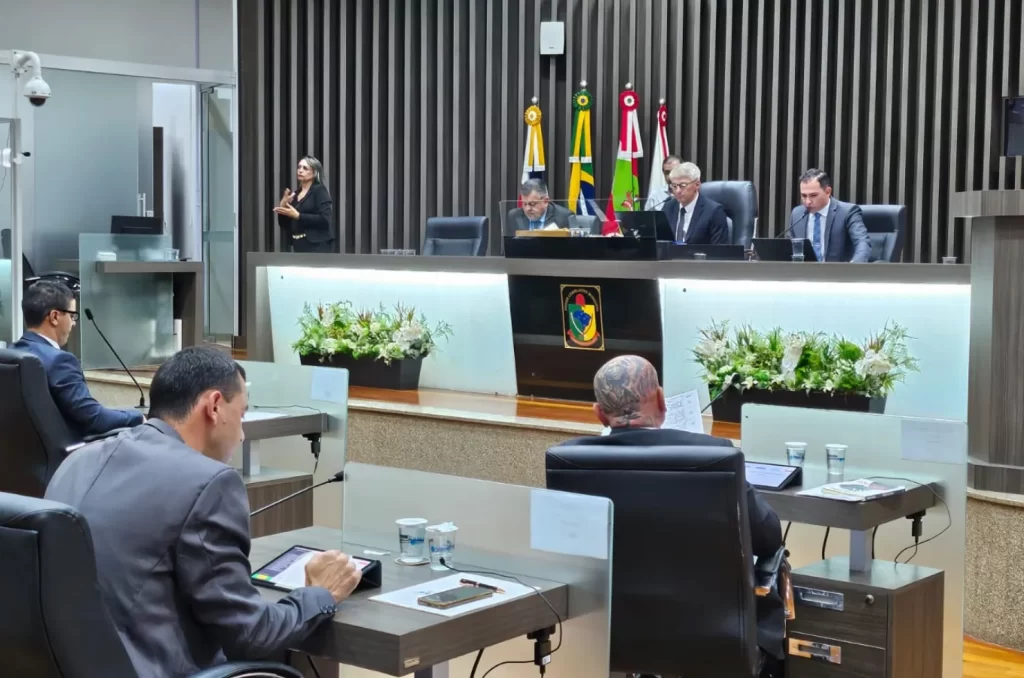 Sessão da Câmara de Vereadores de Araranguá
