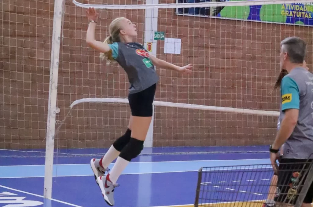 Treino do Vôlei de Forquilhinha, inciando a temporada de 2025