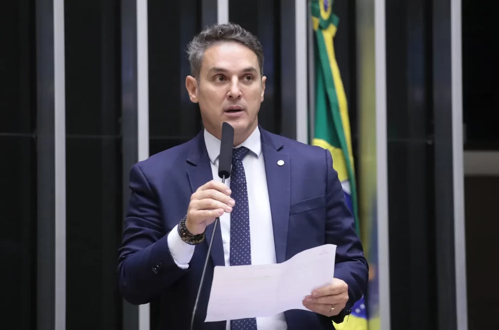 Deputado Luciano Zucco (PL-RS), no Plenário da Câmara dos Deputados