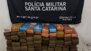 Polícia apreende 67 kg de maconha em Joinville