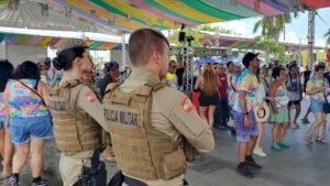Suspeito é preso durante festa de Carnaval