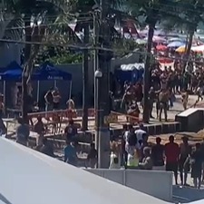 Confusão termina com tiros e correria na capital