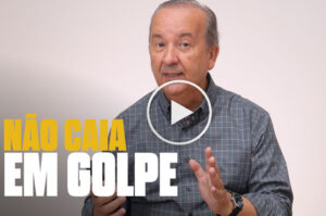 Governador Jorginho Mello em campanha contra golpes