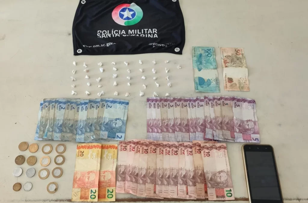 Drogas apreendidas com menor em Araranguá