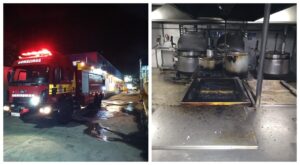 Incêndio em fritadeira provoca danos em empresa
