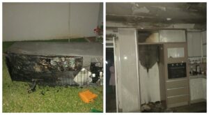 Incêndio em geladeira provoca estragos em Criciúma