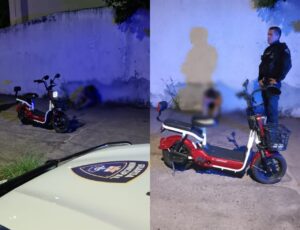 Comandante da GM frustra roubo de bicicleta elétrica