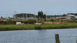Polícia Científica recolhe corpo de jazida desativada em Araranguá