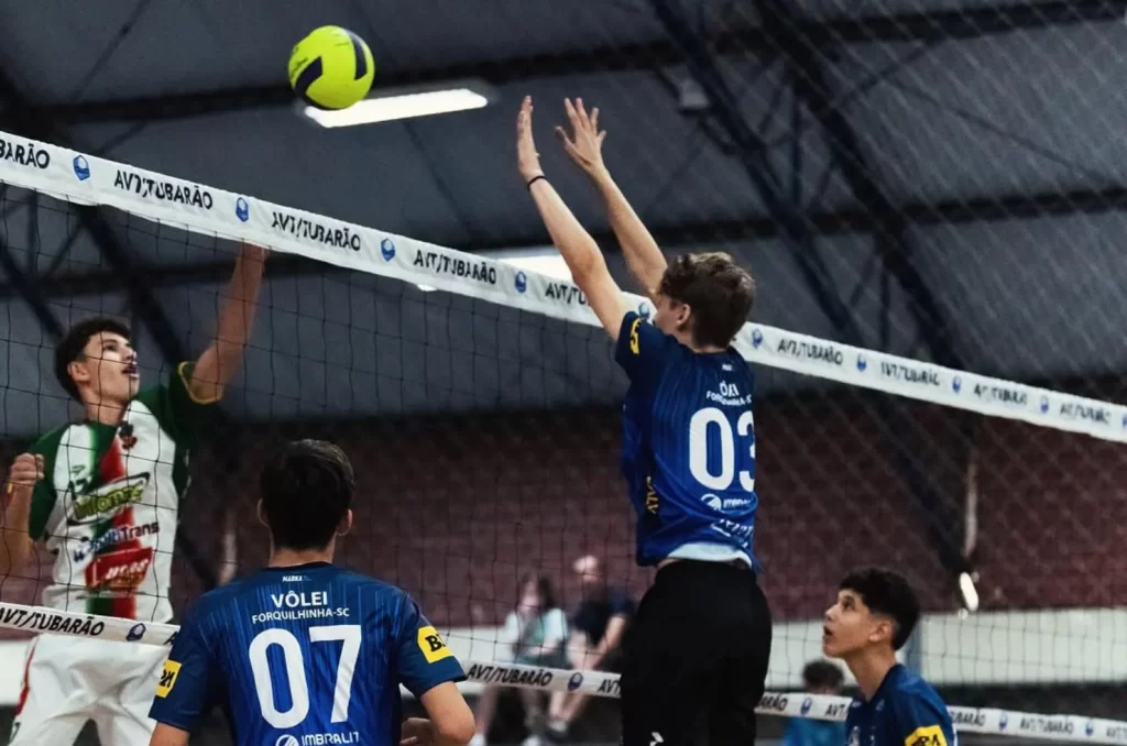Partida do vôlei de Forquilhinha