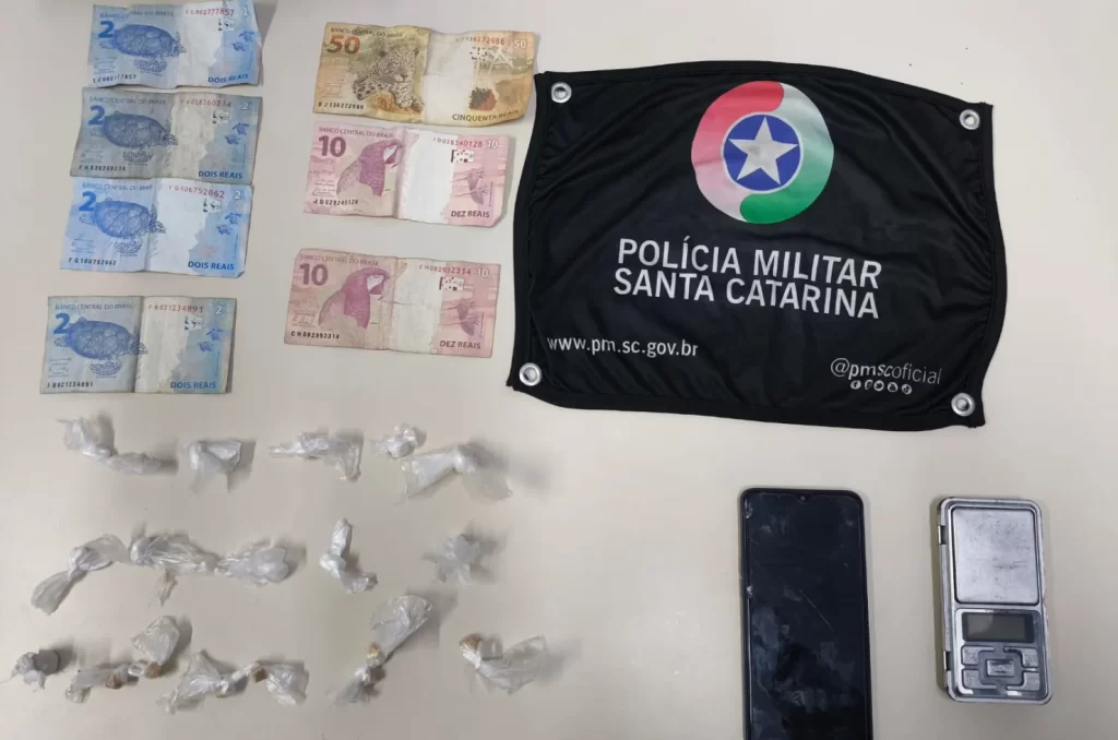 Homem confessa tráfico e acaba preso em Criciúma