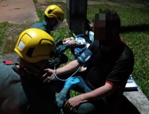 Homem é jogado em barranco em Treviso