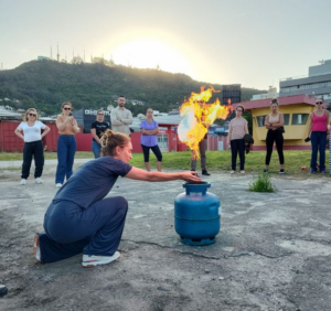 Servidores do TJSC fazem treinamento de emergências