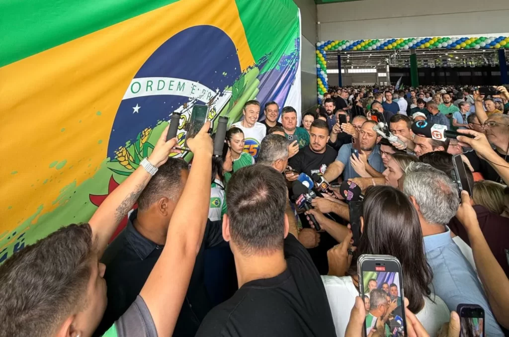 Evento para o lançamento da pré-candidatura de João Rodrigues ao Governo de SC