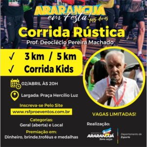 Corrida dos 145 anos de Araranguá ocorrerá em abril