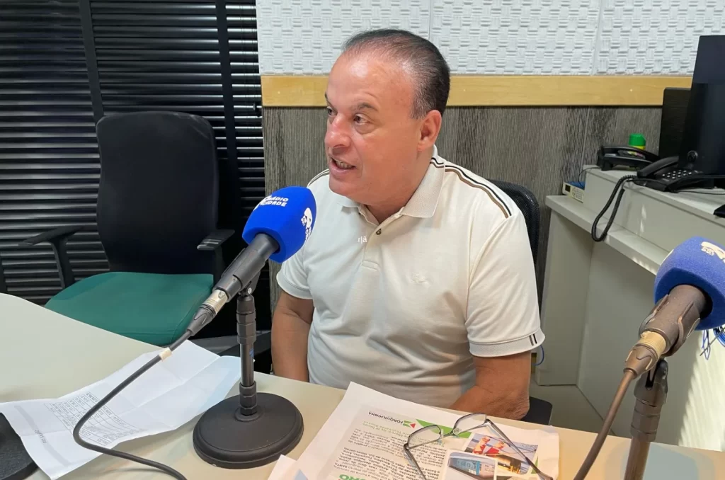 Prefeito de Forquilhinha, José Cláudio Gonçalves, o Neguinho, em entrevista a Rádio Cidade em Dia