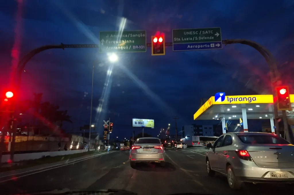 Local que terá o trânsito modificado no Pinheirinho, em Criciúma