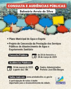 Bal. Arroio do Silva realiza audiência sobre água