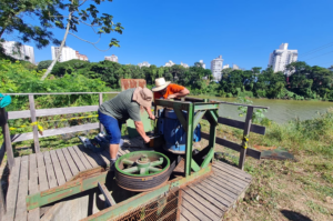 Bombas de macrodrenagem passam por manutenção