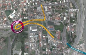 Nova rótula muda acesso à ponte Hercílio Luz