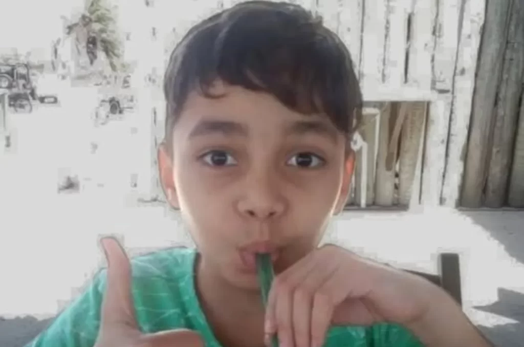 Murilo Raiol de Almeida, menino de 10 anos vítima de atropelamento em Criciúma