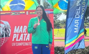 Atleta de São José conquista bronze no Sul-Americano