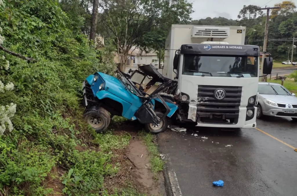 Acidente de trânsito em Urussanga com idoso ferido