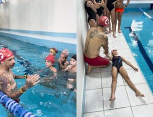 Curso ensina crianças a se salvar na água