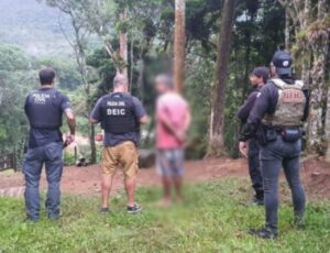 Foragido por homicídio em SC é preso no Paraná