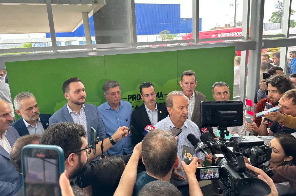 Rodovias foram pauta do Governador Jorginho Mello, durante coletiva de imprensa em Tubarão