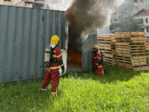 Novo simulador de incêndio é testado em SC
