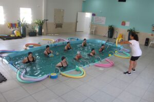 Aulas de hidroginástica e pilates gratuitas
