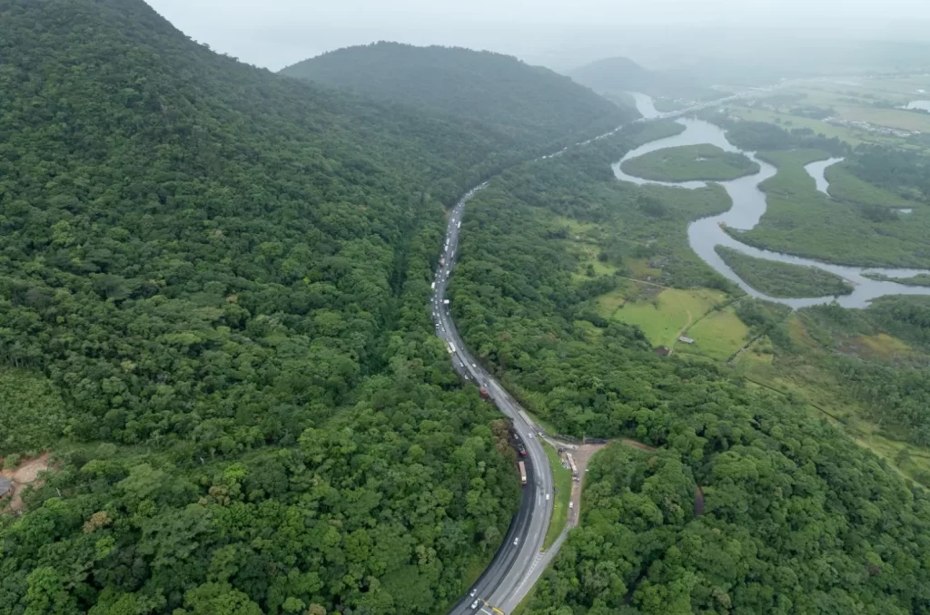 Vista aérea do Morro dos Cavalos