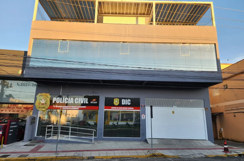 DIC de Araranguá, que realizou a prisão da mulher