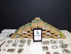 Traficante cai com mais de 30 quilos de maconha