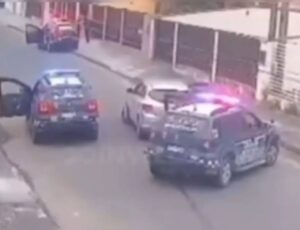 Assaltantes são presos em perseguição cinematográfica