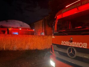 Incêndio mobiliza bombeiros em Criciúma