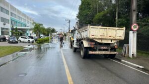 Rompimento compromete abastecimento de água em Capivari