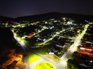 São Simão ganha nova iluminação em LED