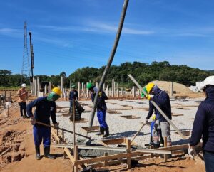ETA de Biguaçu avança com obras de fundação