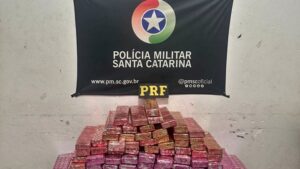 236 kg de maconha são apreendidos em Palhoça