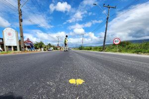 Revitalização avança na SC-434 em Garopaba
