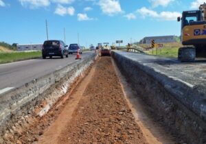 Obras devem deixar BR-101 com lentidão em Jaguaruna