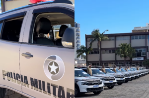 Batalhão da PM renova frota de viaturas em Tubarão