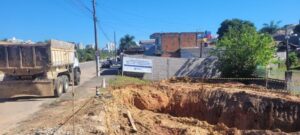 Interdição na PC3 altera trânsito no Jardim Atlântico
