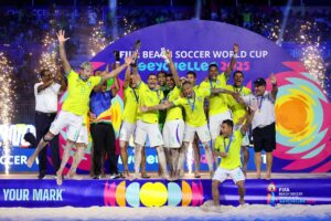 Brasil comemora hepta no Beach Soccer